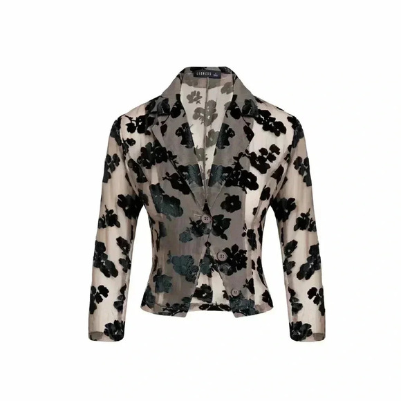 Revolve Lioness  Kenny Nineties Semi-Sheer Floral Top - Picture 5 of 12